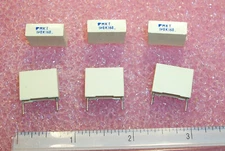 QTY (500) 1uf 160V 10% RADIAL METALLIZED POLYESTER CAPACITORS BT154F0105K TPC