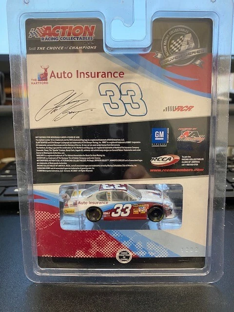 Clint Bowyer #33 The Hartford 2010 Chevy Impala SS Diecast 1/64 RARE New In Box - Image 2 of 2