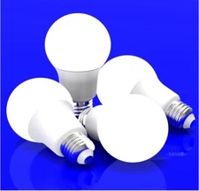 Ameriluck 4-Pack Color LED Bulbs, Deep Vivid Cobalt Blue for Bedroom and Porch,