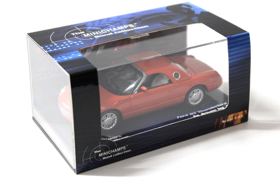 1:43 Minichamps Ford Thunderbird James Bond Collection Rosso - Imagen 3 de 3