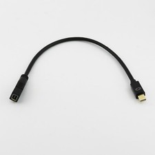 30cm Mini DisplayPort Male to Female M/F Mini DP Video Extension Connector Cable