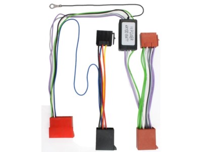 Aktivsystem Radio Adapter AUDI A2 A3 A4 A6 A8 Mini ISO Stecker 4x45W 