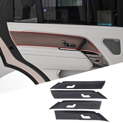 Real Carbon Fiber Door Panel Trim Cover For LR Range Rover Vogue 2022-2023