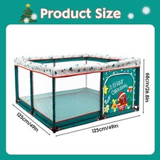 Baby Game Fence Baby Playpen Play Yard Safety Activity Center With Anti-slip Bas