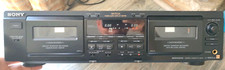 Sony WA 7ESA Stereo Cassette Tape Player Dolby B/C/S HX PRO DUO PARTS  AS-IS 