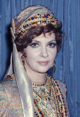 Gina Lollobrigida Attends Million Dollar Extravaganza Ball 1970 OLD PHOTO 8