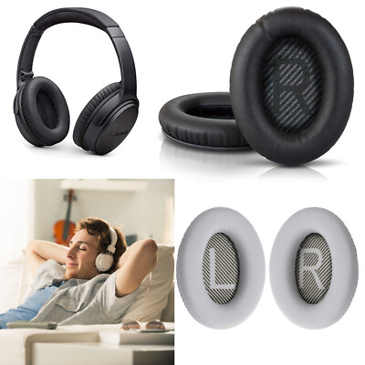 2x Ersatz Ohrpolster Kissen hülle für Bose Quietcomfort QC35II QC35 Kopfhörer