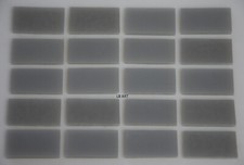 0206.30 - 20 ELEPHANT GRAY 1/2" x 1" BULLSEYE 3mm GLASS 90 COE TESTED COMPATIBLE