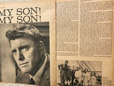 Burt Lancaster, Two Page Vintage Clipping