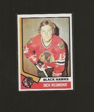 1974-75 TOPPS DICK REDMOND #186 EX+ HIGHER GRADE