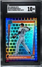 2021 Donruss Optic #59 Ryan Mountcastle PURPLE PANDORA PRIZM /99 SGC 10 GEM MINT