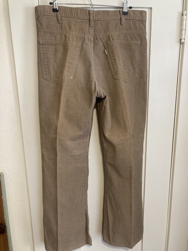 Pantalones de mezclilla de colección Levi's 646 beige con pestaña blanca EE. UU. para hombre 36x31 con cremallera de garra - Imagen 1 de 11