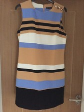 1 Ladies Miss Selfridge striped dress -  size 14 - unworn cond.