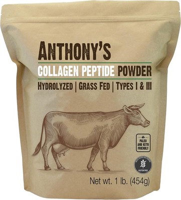 Anthony's Collagen Peptide Powder  1 lb | Pure Hydrolyzed | Gluten Free | Keto