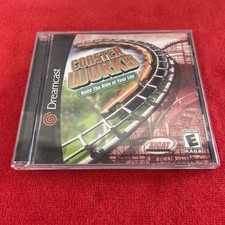 Coaster Works (Sega Dreamcast, 2001) CIB Complete Tested & Works Clean