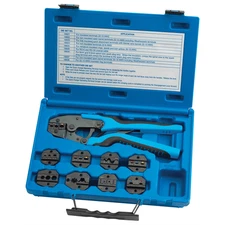 SG Tool Aid Quick Change Ratcheting Terminal Crimping Kit w/9