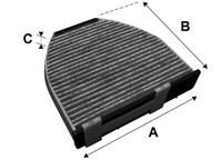 Innenraumfilter Pollenfilter FÜR MERCEDES-BENZ E-KLASSE (W212) - Valeo 715600