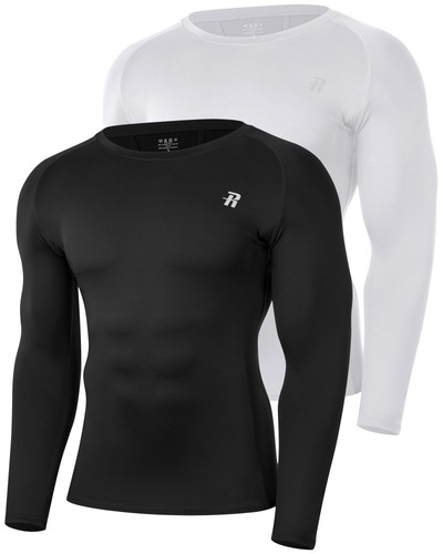 Runhit Compression Shirts for Men Long Sleeve Cool Dry Workout Undershirts At... - Picture 1 of 7