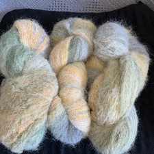 mohair nylon merino wool blend.yarn hank 100g  3  2456 