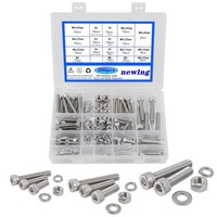 M5 M6 M8 Schrauben Set 300 StüCk Edelstahl 304 Zylinderschrauben Mit Muttern