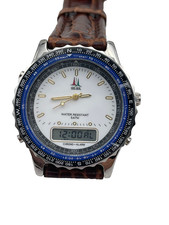 OROLOGIo frecce mg ma  CHRONO alarm VINTAGE UNISEX ACCIAIO ana digi