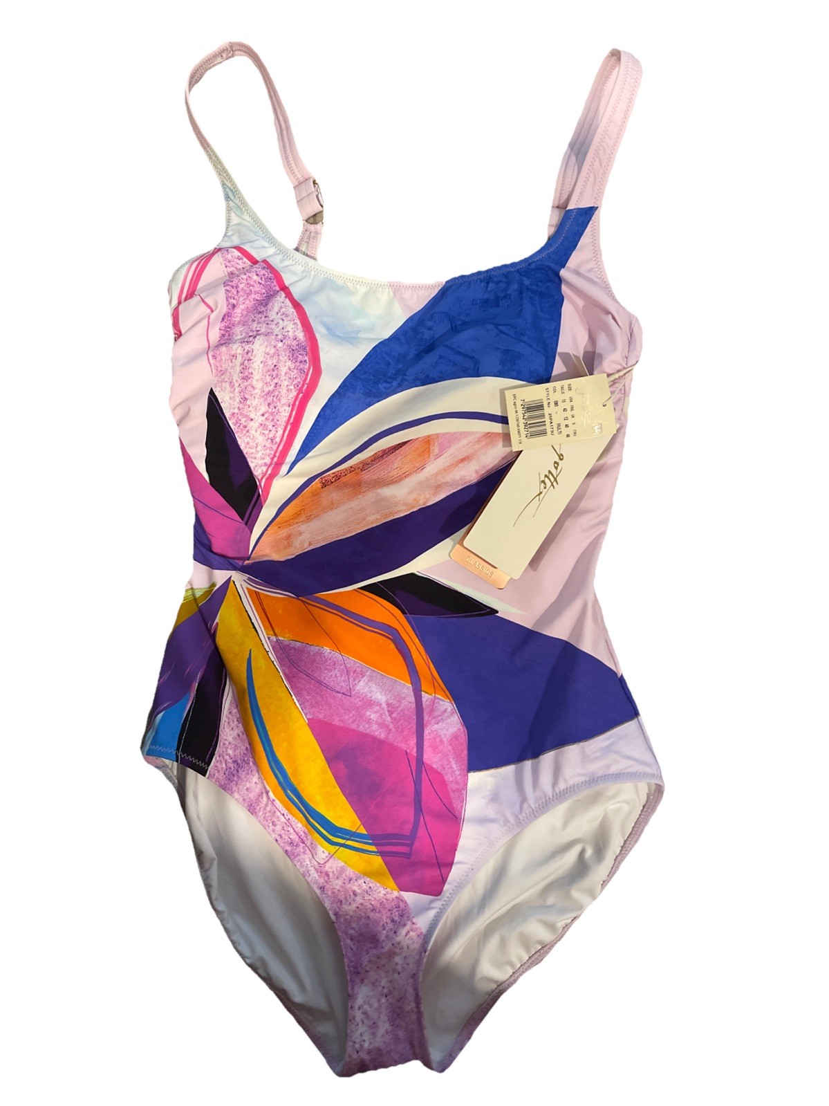 GOTTEX Multicolor Paradiso 1 Pc  Round Neck Style  Swimsuit Sz 10 NWT
