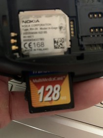 nokia n gage qd phone With SD Card, Battery And Charger