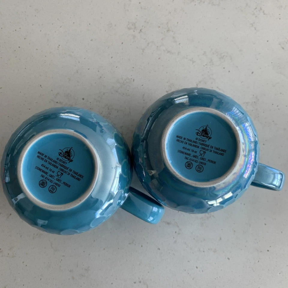   2-Новый Disney Parks Микки Маус поднятый значок бирюзовый Aqua переливающийся 16 унций кружка - Изображение 4 из 4