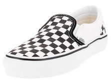 Vans Youth Classic Slipon Shoes  Checkerboard Black/True White  Authentic New
