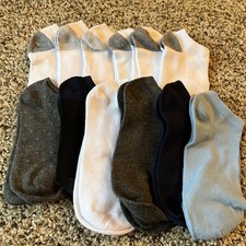 Women's Decorative Socks No Show Set of Three Brand New