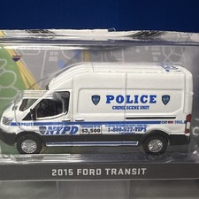 Greenlight 1:64 Ford Transit Custom New York Police NYPD Crime Scene Unit
