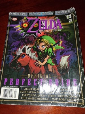 The Legend Of Zelda- Majora's Mask- Official Strategy Guide N64 No Poster 