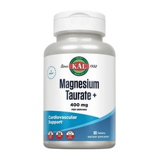 Magnesium Taurate Plus 90 Tabs 400 Mg by Kal 0.73 per thousand milligrams