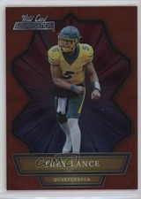 2021 Wild Card Alumination Red Trey Lance #ABC-6 Rookie RC 00gy. rookie card picture