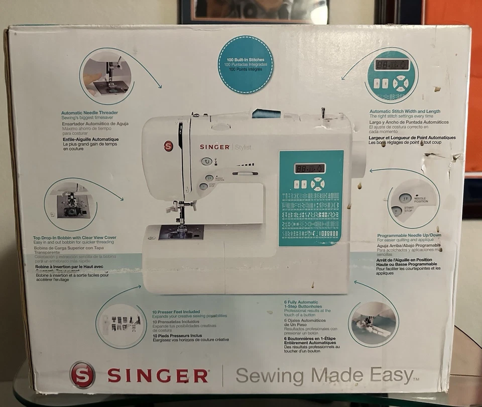 Singer Stylist 7258 never used In Brand New Condition with Original Box. - Image 3 of 4