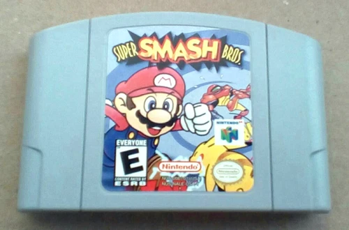 SUPER SMASH BROS. NINTENDO 64 N64 AUTHENTIC GAME POLISHED PINS WORKS PERFECTLY!