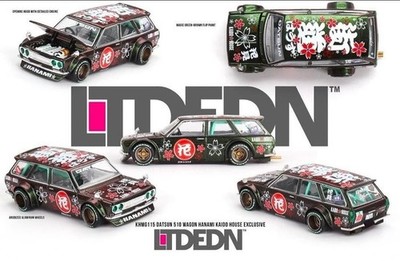 Kaidohouse X MINIGT Datsun KAIDO 510 Wagon Hanami  Exclusive Rare New Sealed