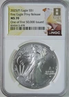 2025 (P) American Silver Eagle Privy One of First 50000 8 Era Nice Gang NGC MS70