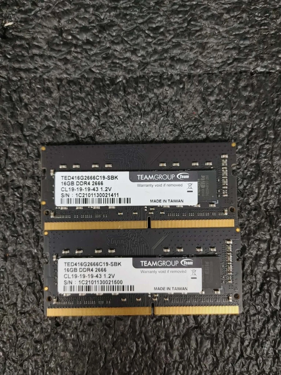 Team Group PC4-21300 (DDR4-2666) Bus Speed DDR4 SDRAM Memory (RAM