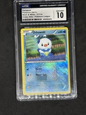 Oshawott 27/114 Cross Holo Pokemon League CGC 10