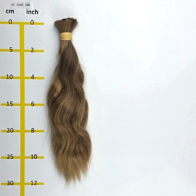 Europäisches Echthaar Rohhaare hellblond mind. 61 Gr 25-30cm - 250326132A