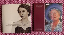 2000 & 2002 £5 - QUEEN MOTHER CENTENARY & GOLDEN JUBILEE - COIN PACK. #-55
