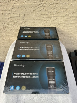 #ad WATERDROP Under Sink WATER FILTRATION SYSTEM Model WD 10UA NEW IN BOX $34.99