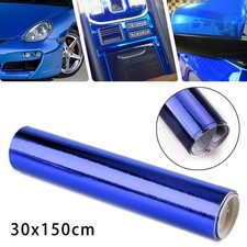 Camion Film Vinyle Wrap Voiture Chrome Bleu Foncé Brillant Miroir Rouleau Plaque