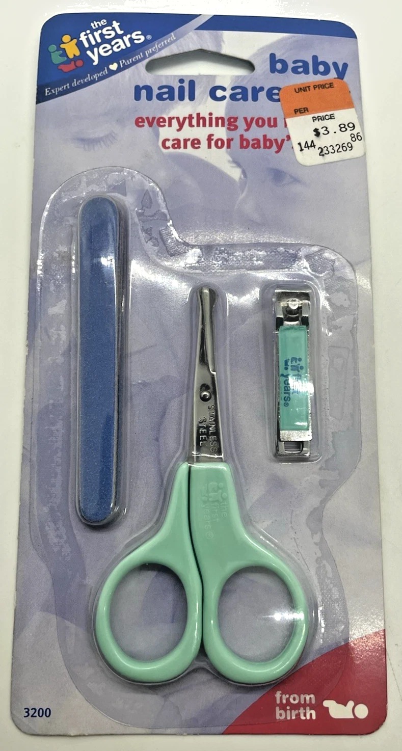 First Years Baby Nail Care Set From Birth Scissor Clippers Emery Boards VTG 2001
Opens in a new wind