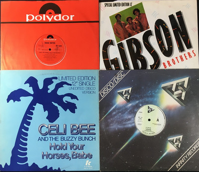 SOUL FUNK DISCO - A SELECTION OF FOUR 12'' SINGLES inc. Isaac Hayes & Celi Bee
