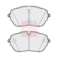 Apec DS DS 4 II FR FB F3 2021 BremsbeläGe Vorne Mit Bolzen (R90) PAD2556