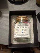 Christian Gifts Bible Verse Jar 90 Color Coded Bible Verses in a Jar