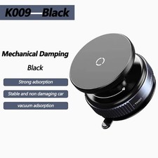 Magnetic Car Phone Mount  360  Rotating Vacuum Suction Holder Strong Dashboard