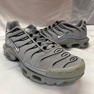 Nike Air Max Plus TN Grey Black White Mens Running Shoes Sneakers